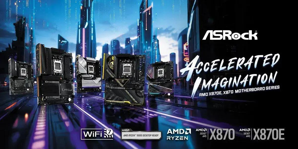 Novas placas-mãe AMD X870 reforçam alta performance para PCs atuais