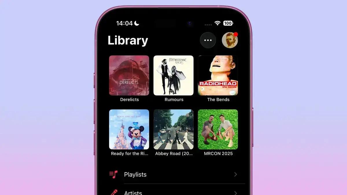 Como usar a nova função Music Pins no iOS 26