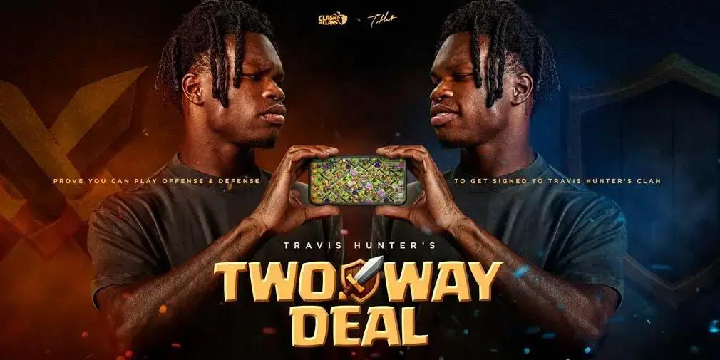 Parceria de Clash of Clans com Travis Hunter apresenta novo conceito no jogo