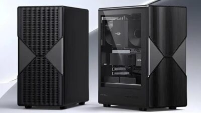 Gabinetes de PC inspirados no design das placas RTX 50