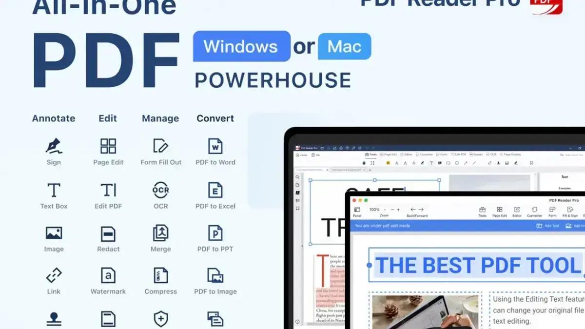Oferta de licença vitalícia para PDF Reader Pro com 62% de desconto