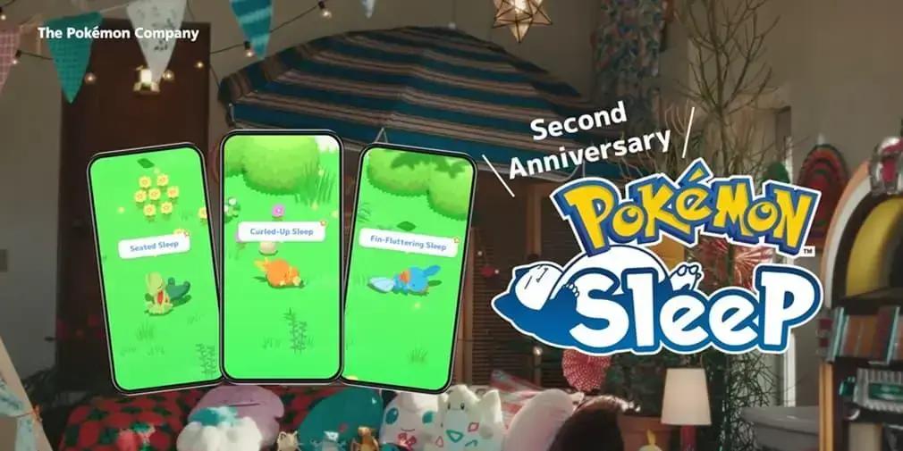 Celebração de 2 anos de Pokémon Sleep com novidades e eventos especiais