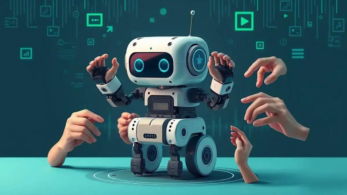 Robô open-source de desktop da Hugging Face promove democratização da IA e robótica