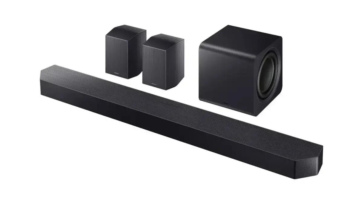 Modelos de soundbar Samsung Q da linha Q com recursos avançados