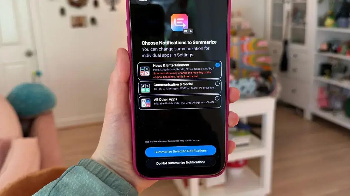 Atualização no iOS 26 traz melhorias nas notificações de notícias