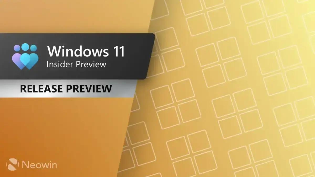 Atualizações no Windows 11 Release Preview melhoram gráficos e segurança