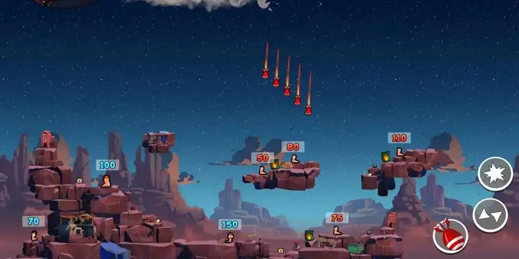 Lançamento de Worms Cross Worlds chega ao Apple Arcade