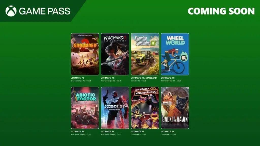 Novidades do Xbox Game Pass para julho de 2025