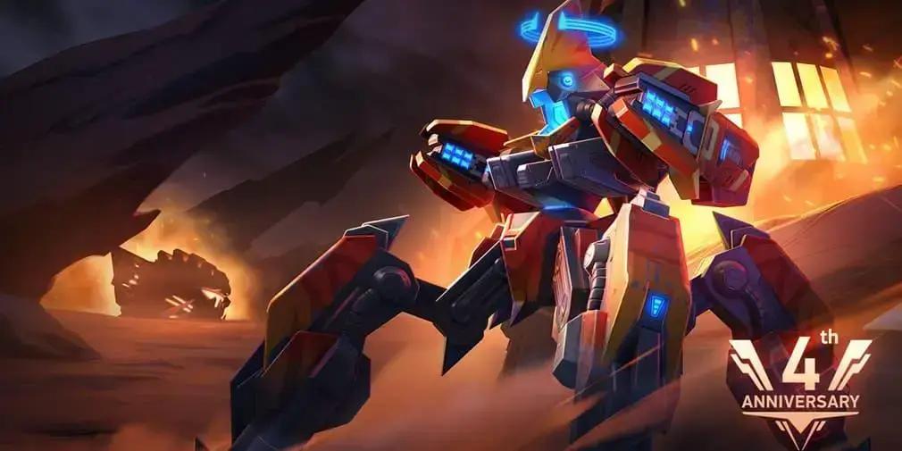 Mech Arena comemora quatro anos com recompensas e eventos especiais