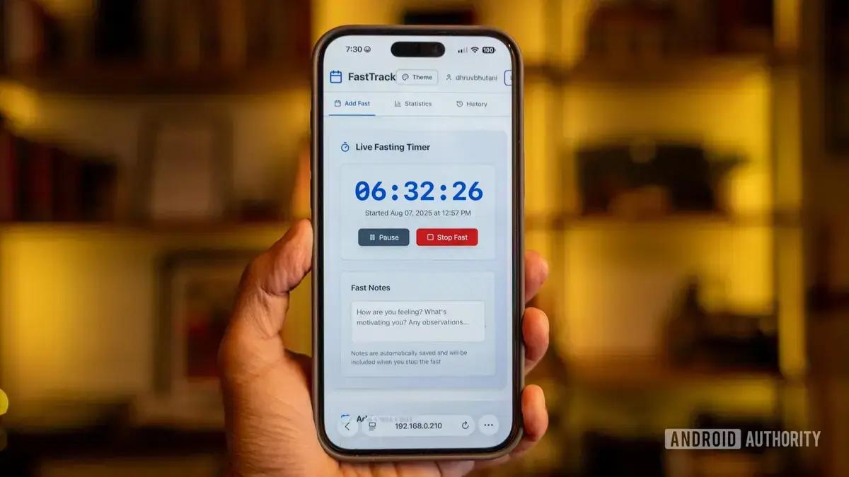 Aplicativo open-source auxilia no alcance de metas de fitness com jejum intermitente