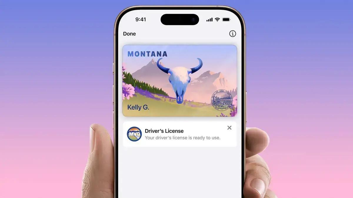 Moradores de Montana passam a usar carteiras de motorista digitais no iPhone e Apple Watch