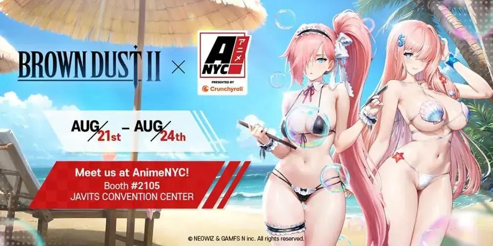 BrownDust 2 lança novo evento de verão Beauty on Duty e marca presença na Anime NYC (evento não presencial no Brasil)