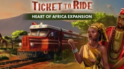 Nova expansão de Ticket to Ride explora cenários desafiadores da África