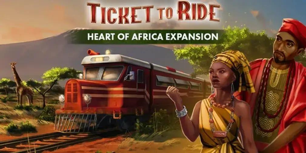 Nova expansão de Ticket to Ride explora cenários desafiadores da África