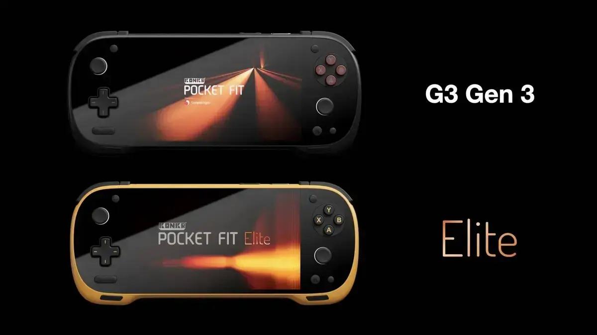 AYANEO apresenta o KONKR Pocket FIT Elite com Snapdragon 8 Elite