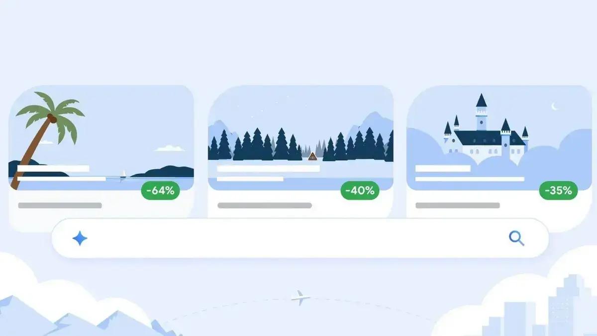 Google Voos testa nova ferramenta com inteligência artificial para viagens com desconto