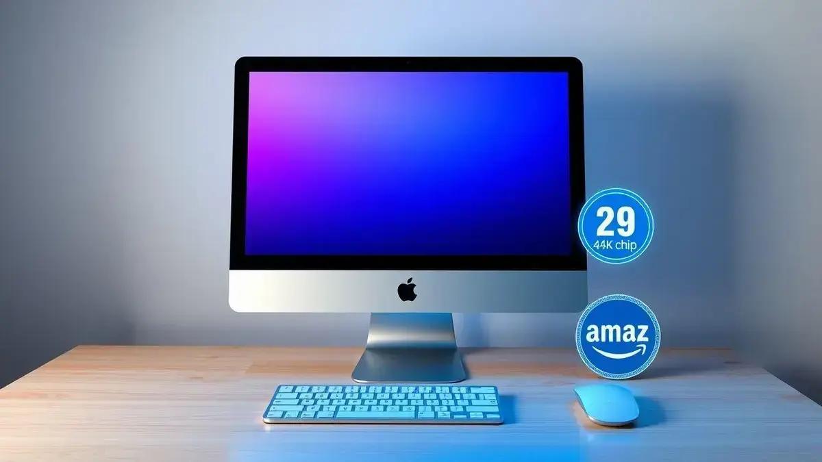 Oferta do iMac 24 polegadas com chip M4 atinge preço mais baixo nos EUA, não válido no Brasil