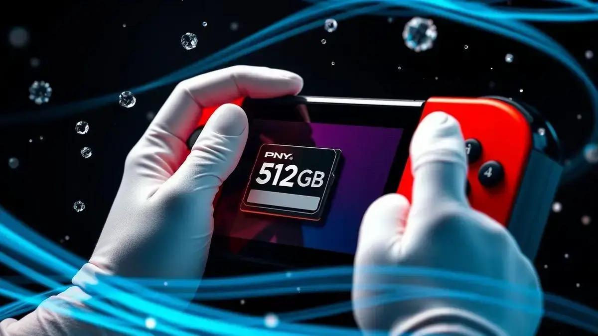 PNY lança cartão microSD Express de 512GB para Nintendo Switch 2
