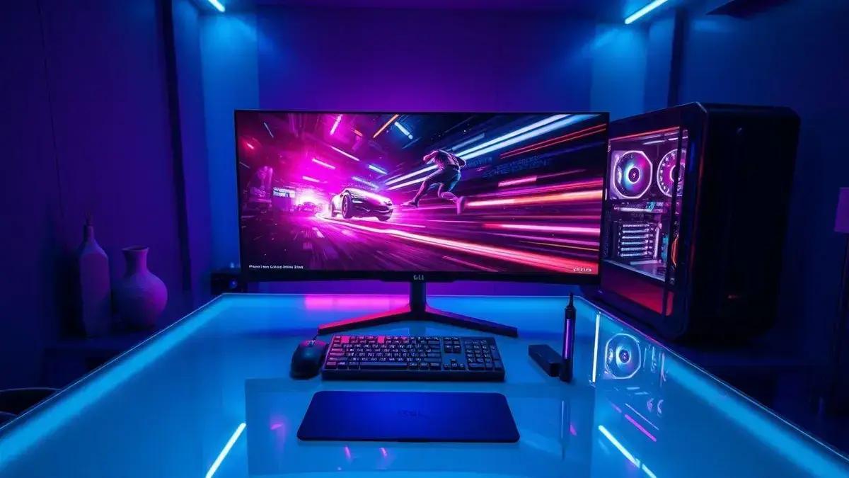 Monitor gamer OLED LG Ultragear 1440p 480 Hz com FreeSync: oferta internacional não válida no Brasil