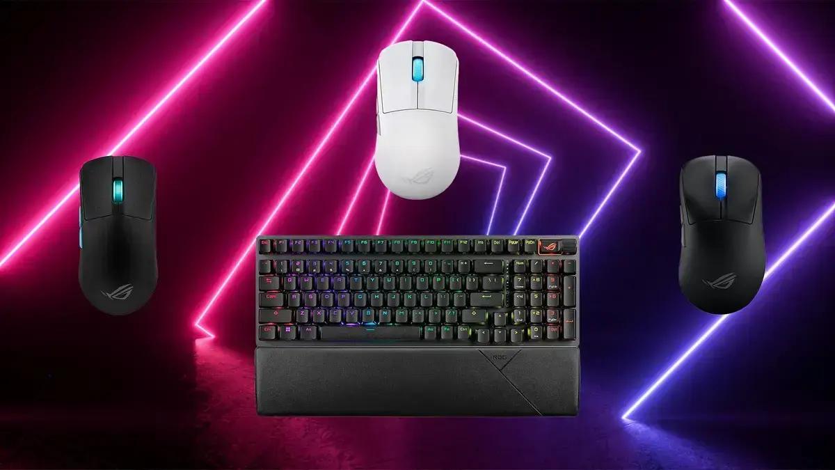 Promoção na Amazon dos EUA: Mouses e Teclados ASUS ROG com até 39% de desconto