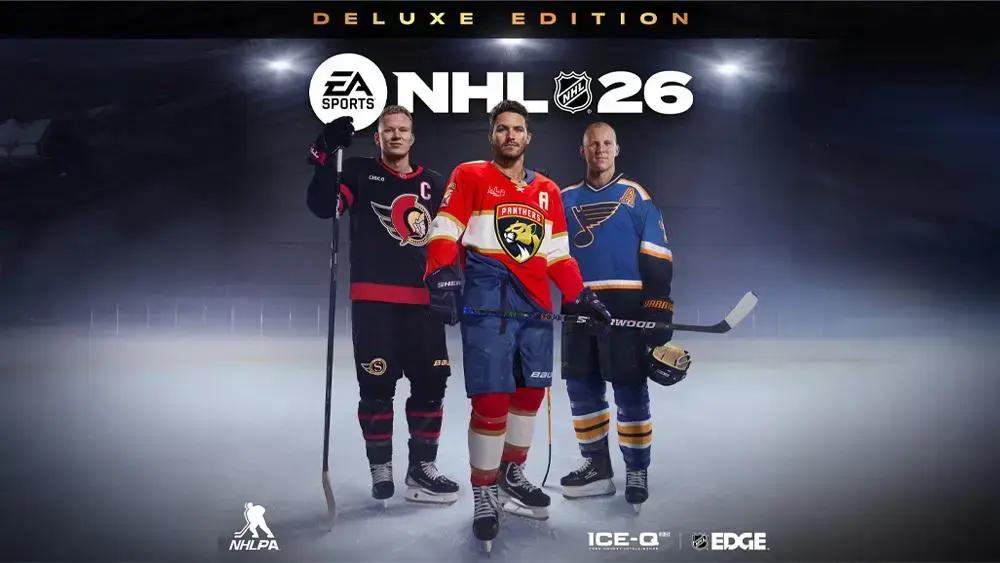 EA Sports NHL 26 É Revelado para PS5 e Xbox Series X/S com a Família Tkachuk na Capa