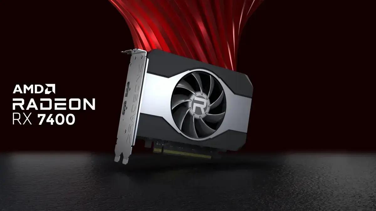 AMD Lança Radeon RX 7400: Nova Placa de Vídeo de Entrada com 8GB GDDR6 e 55W