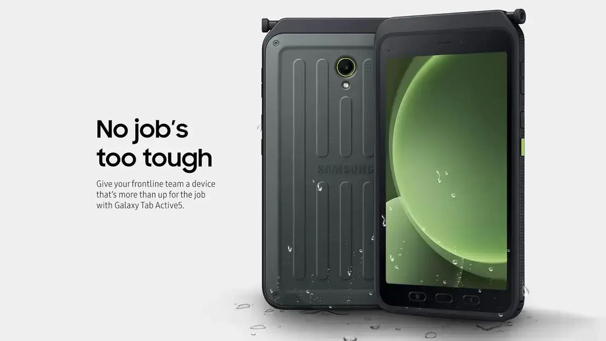 Samsung Galaxy Tab Active 5: Tablet Robusto com Preço Histórico no Exterior (Não Disponível no Brasil)