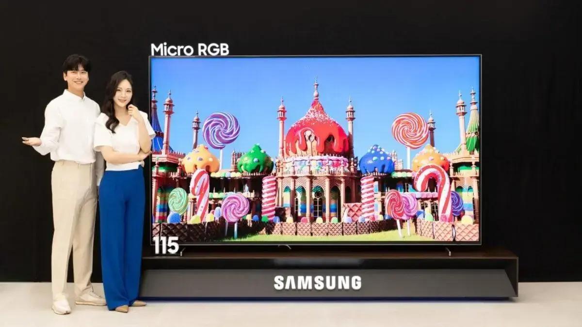 Samsung apresenta Micro RGB TV 2025 com nova tecnologia de exibição