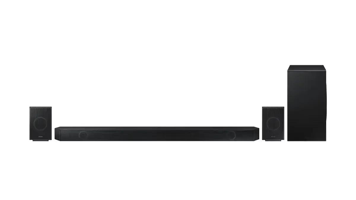 Modelos de soundbar Samsung com Dolby Atmos disponíveis no mercado internacional