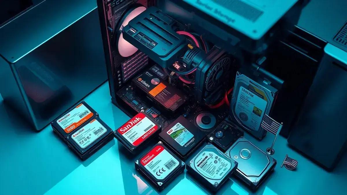 Promoção de SSDs e HDDs das marcas Samsung, SanDisk, Seagate e Western Digital está disponível apenas nos EUA