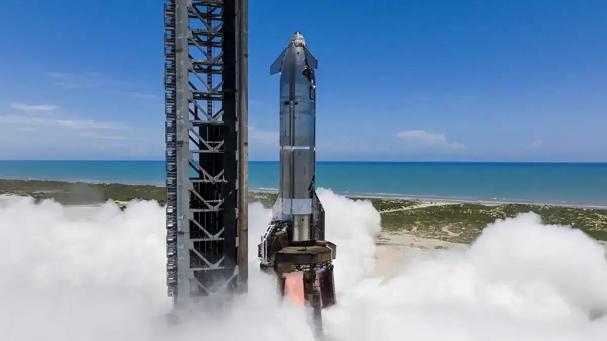 SpaceX realiza novo teste com foguete Starship para voos orbitais
