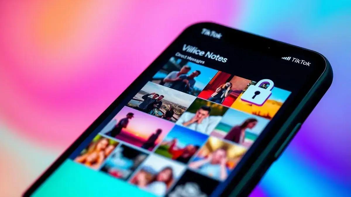 TikTok libera envio de notas de voz e imagens em mensagens diretas