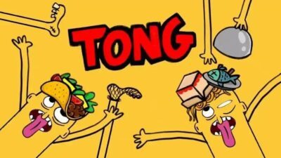 Jogo Tong de guerra de língua com comida chega ao mercado