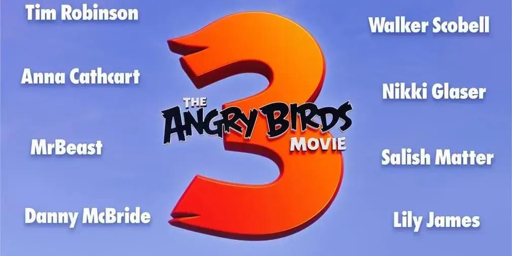 Angry Birds 3 confirma elenco com novos e veteranos para lançamento em 2026