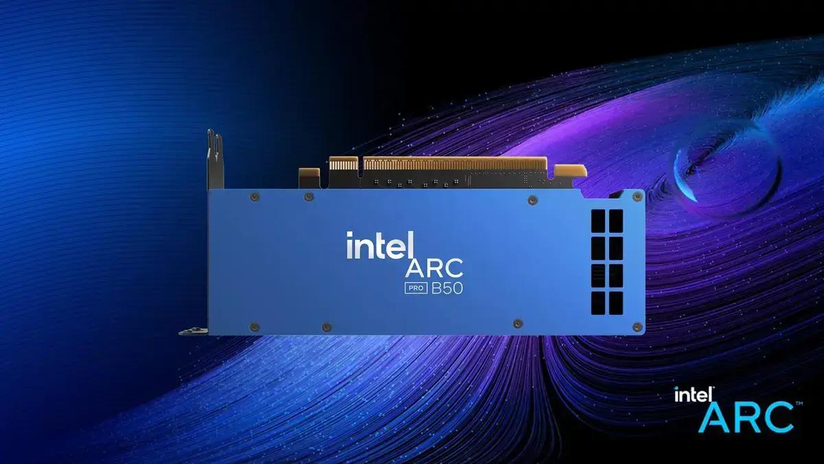 Intel Arc Pro B50 lidera vendas de GPUs para estações de trabalho na Newegg (fora do Brasil)