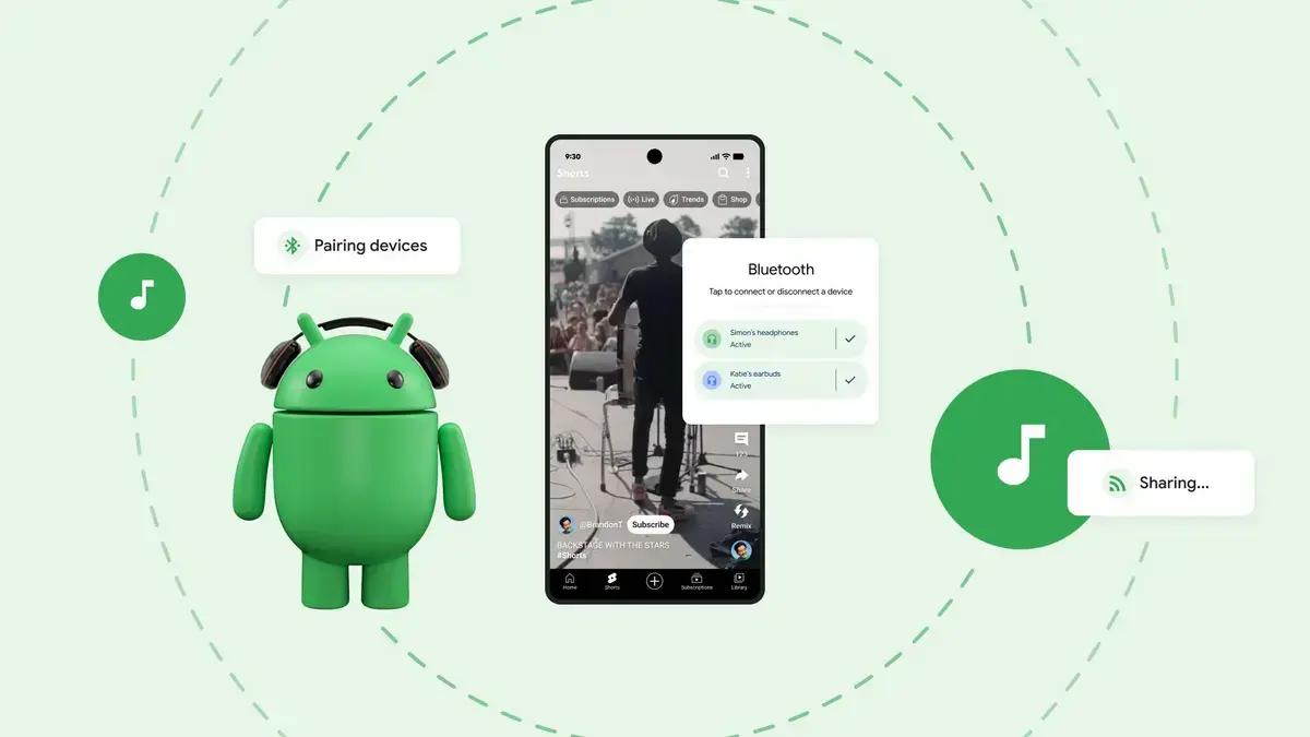 Google Pixel agora suporta Auracast, tecnologia que permite transmissão de áudio para múltiplos dispositivos
