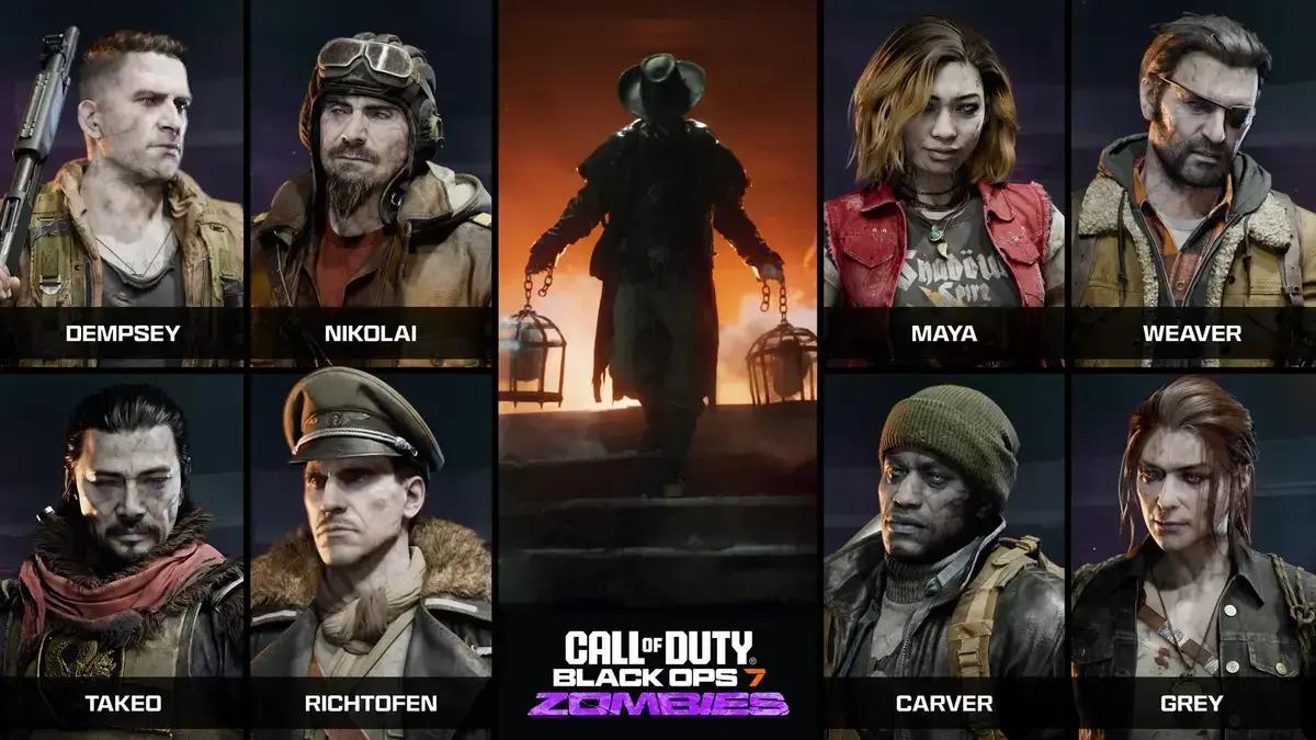 Activision revela trailer cinematográfico do modo Zombies em Call of Duty: Black Ops 7 e apresenta novos personagens
