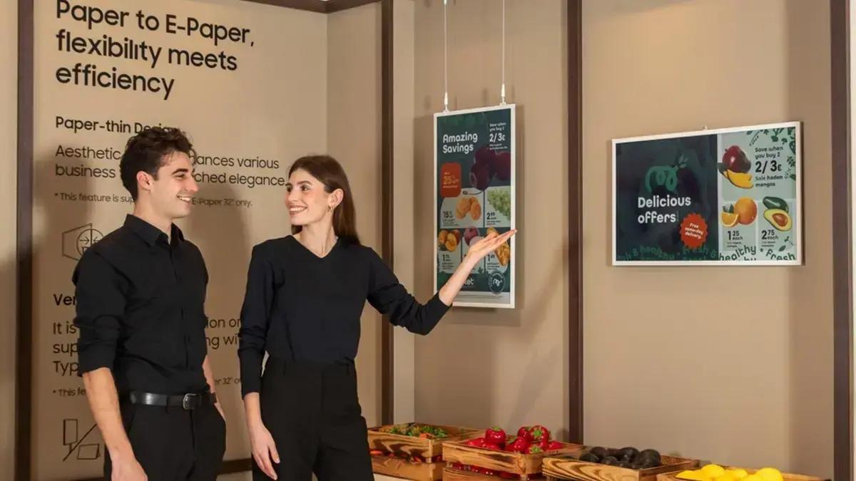 A pintura impactante que despertou interesse pelo Color E-Paper da Samsung