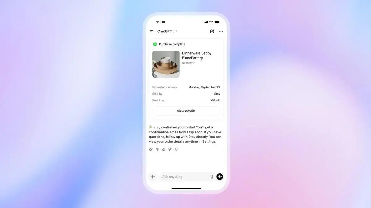 Agora é possível comprar produtos diretamente no ChatGPT (disponível apenas nos EUA)
