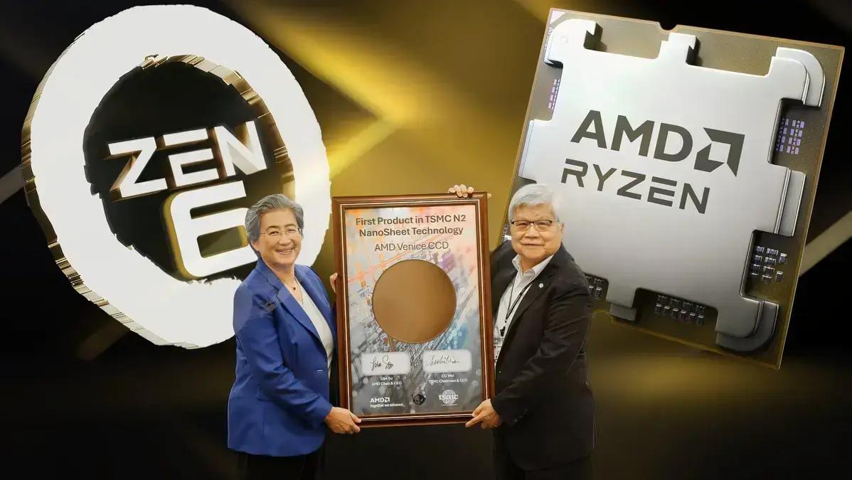 AMD anuncia CPUs Ryzen Zen 6 com avanços em fabricação de 2nm e 3nm pela TSMC