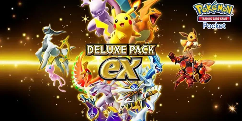 Pokémon TCG Pocket lança novo Deluxe Pack com cartas raras de expansões anteriores