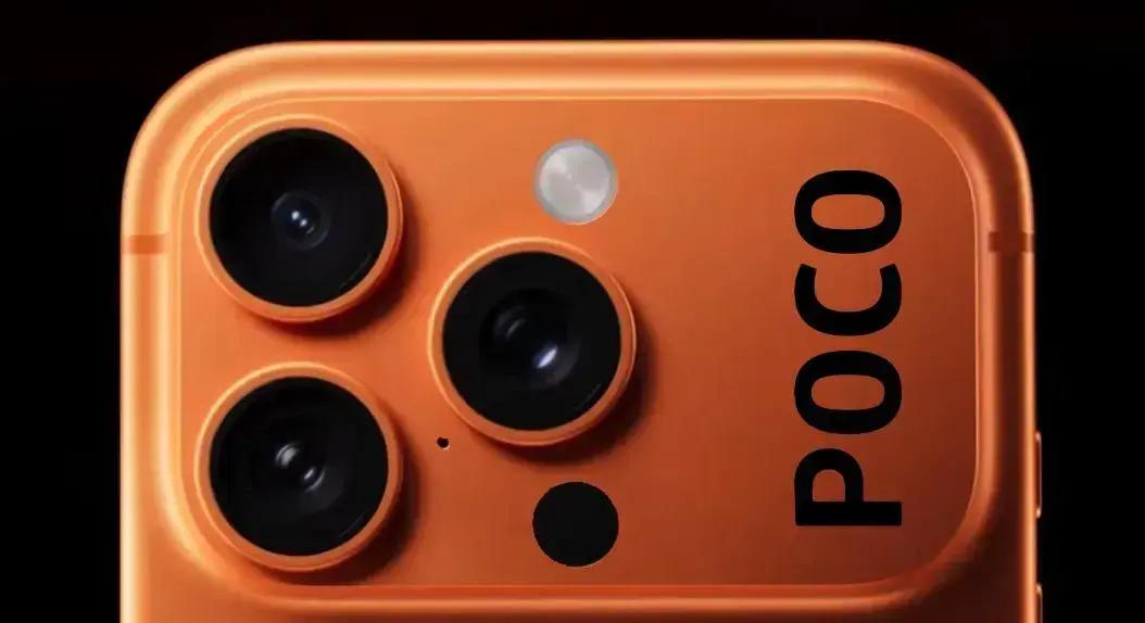 POCO provoca Apple com design da câmera do novo iPhone 17