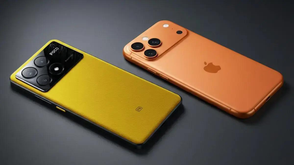 O design do POCO X6 Pro de R$ 1.800 antecipou o visual do iPhone 17 Pro