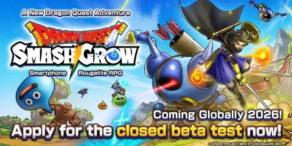 Dragon Quest Smash/Grow inicia inscrições para seu primeiro teste beta fechado