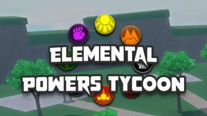 Guia completo dos poderes em Elemental Powers Tycoon