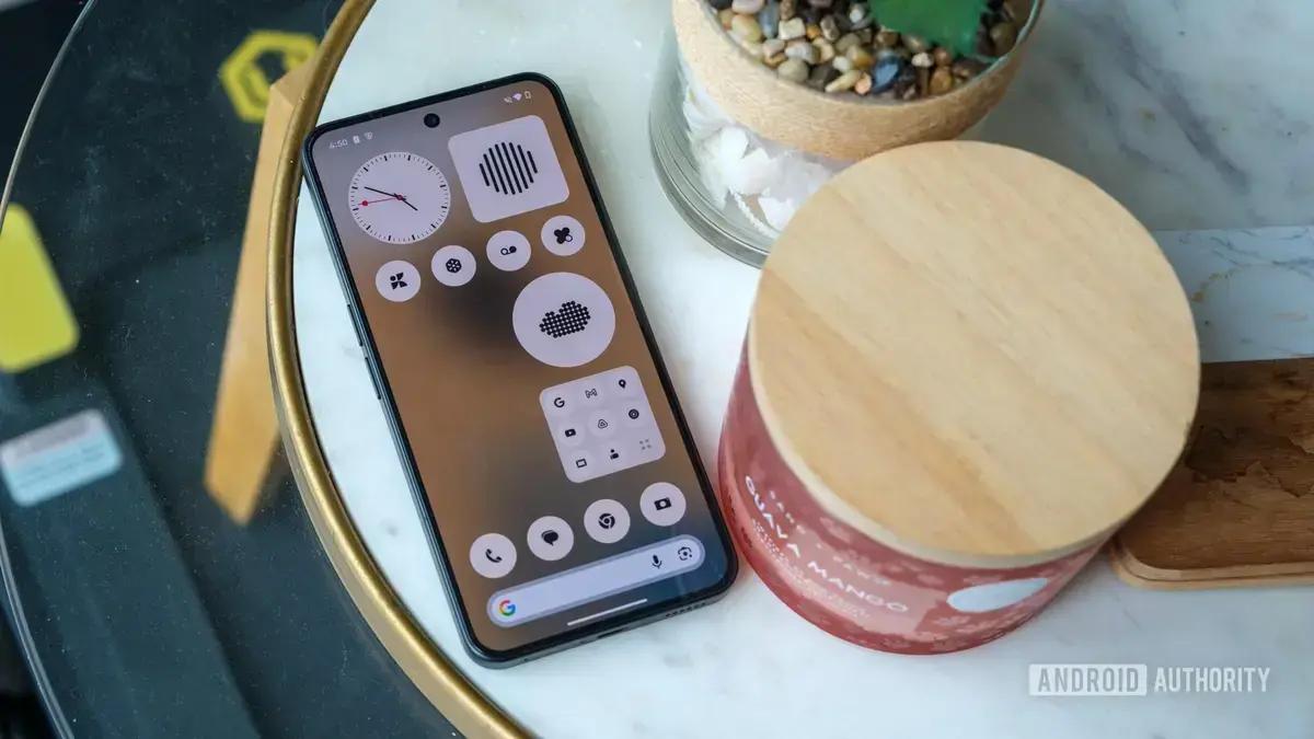 Smartphones Nothing permitem criar widgets personalizados facilmente