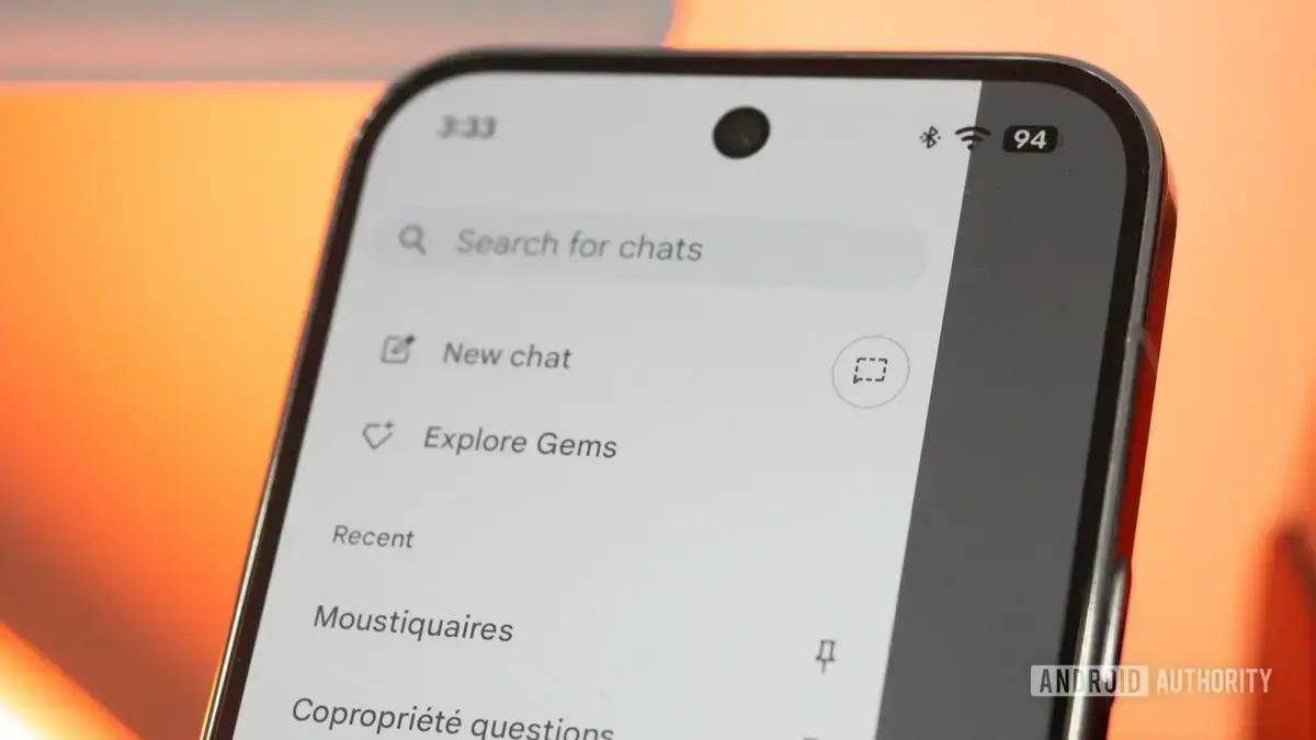 Google atualiza controles do chat Gemini no aplicativo oficial