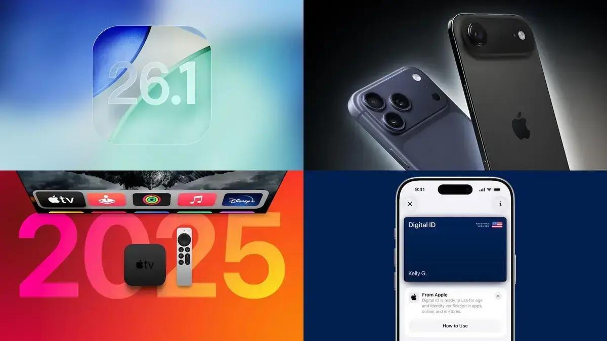 Principais notícias da Apple: atualização iOS 26.1 beta, riscos no iPhone 17, rumores da Apple TV e mais