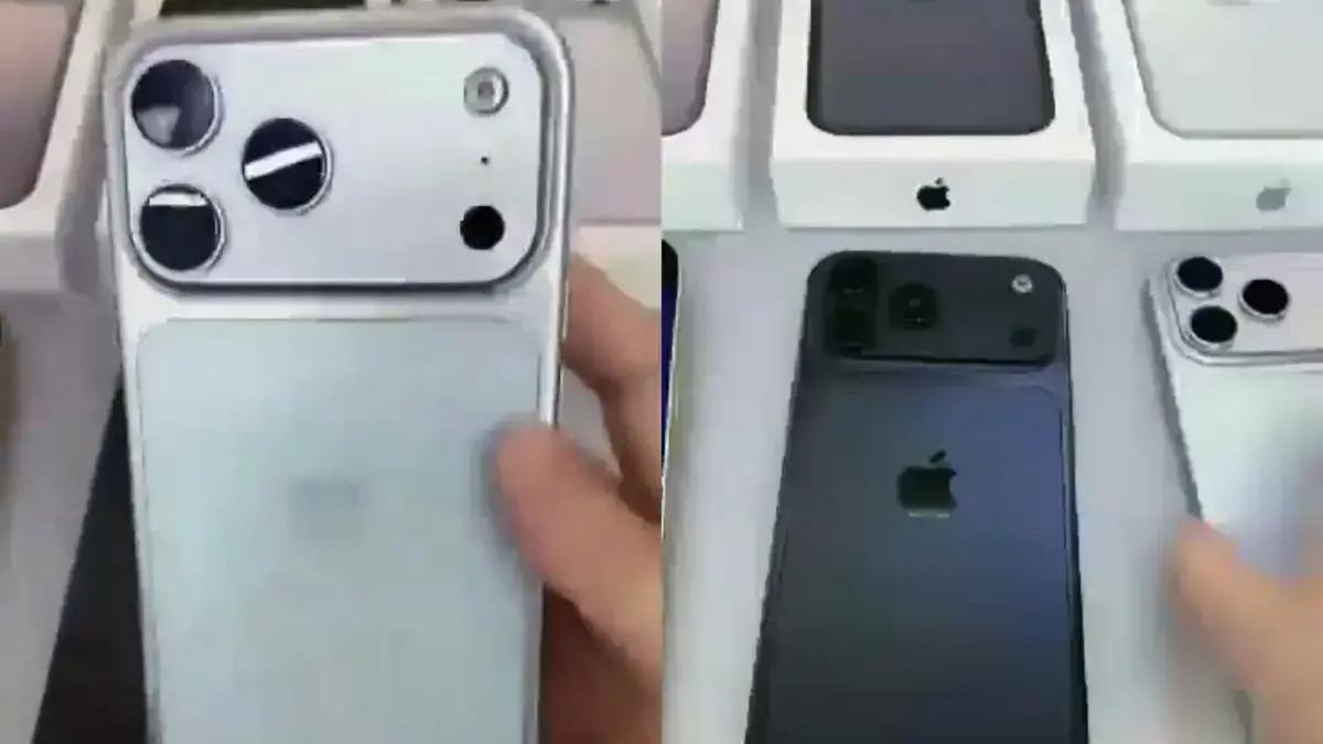 Vídeo vaza e revela novo design do iPhone 17 Pro Max