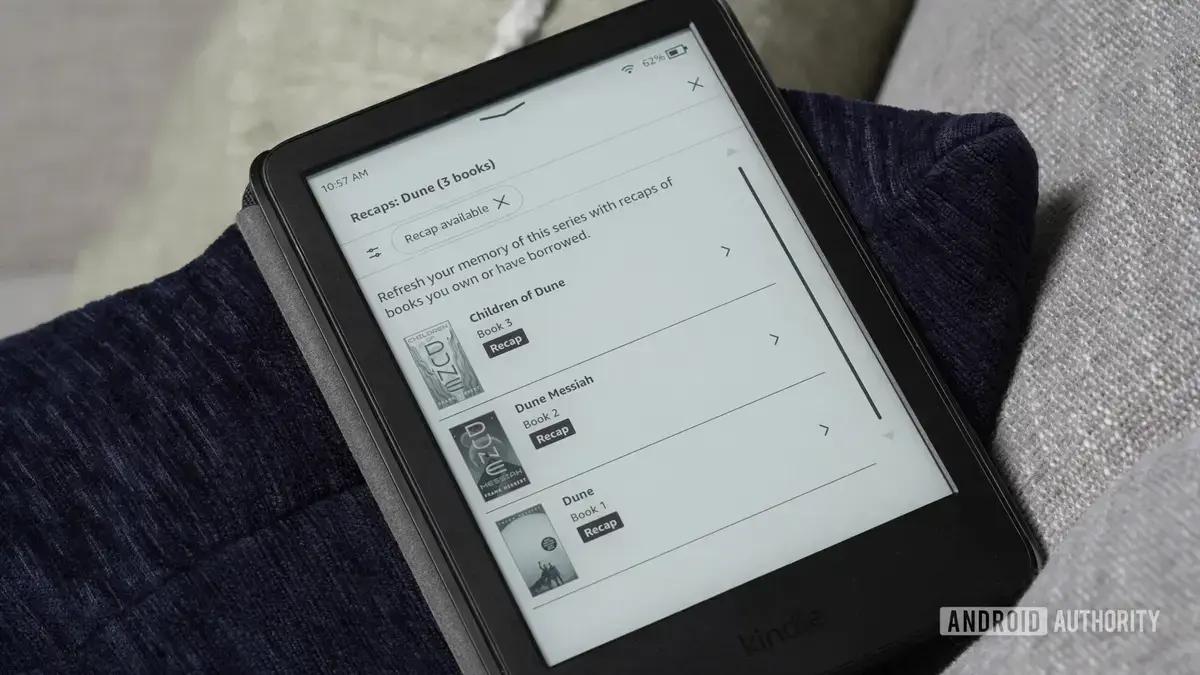 Recurso Kindle Recaps ajuda leitores a relembrar séries literárias com facilidade